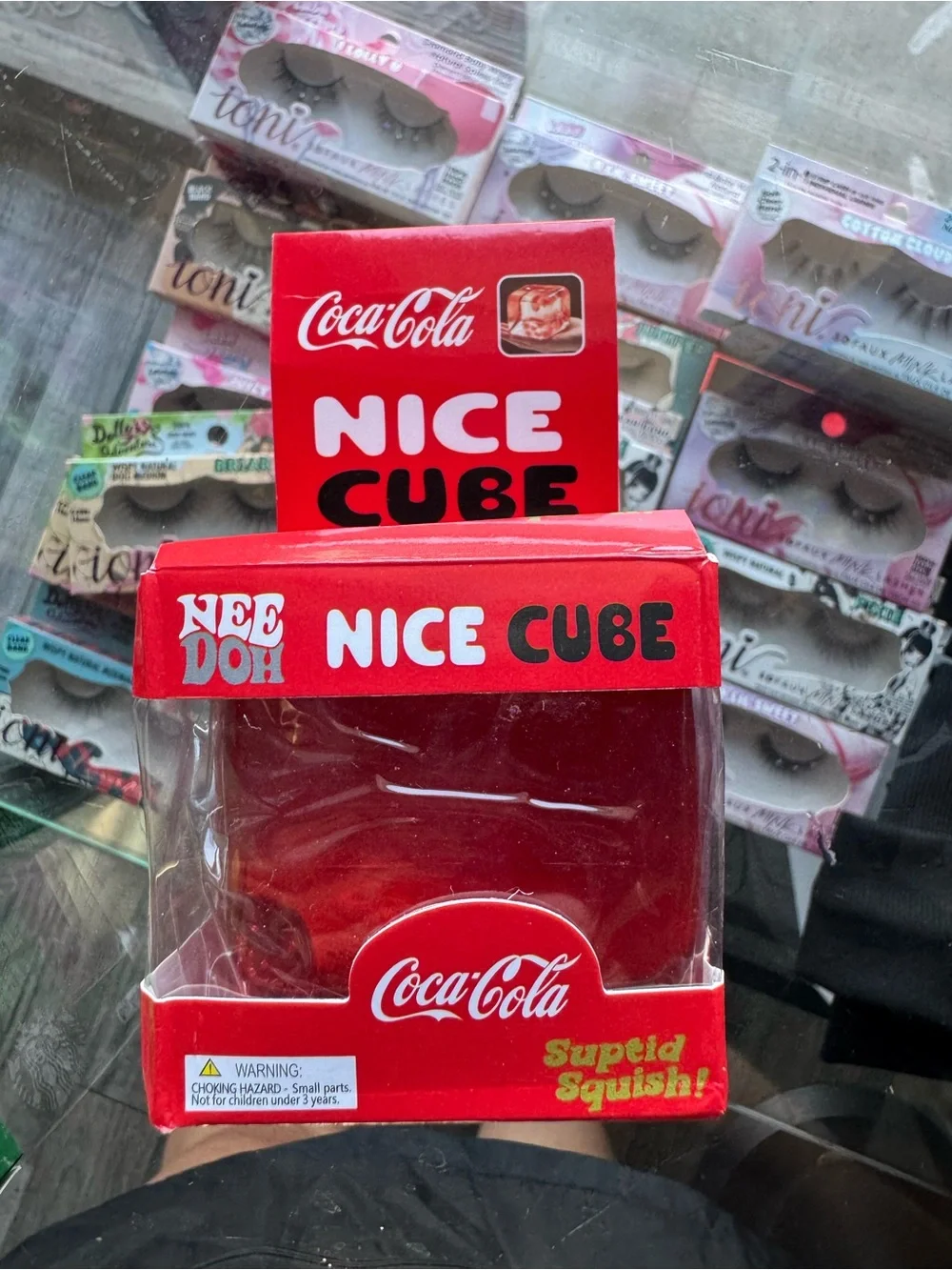 Coca-Cola Red Nice Cube Branded Squishy Toy